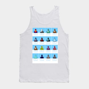 Guys Tiles 3 Tank Top